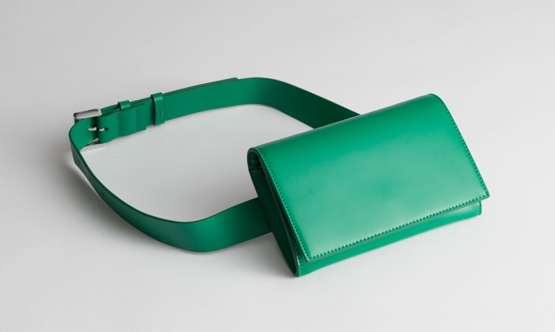 & Other Stories Belt Bag in Green $59