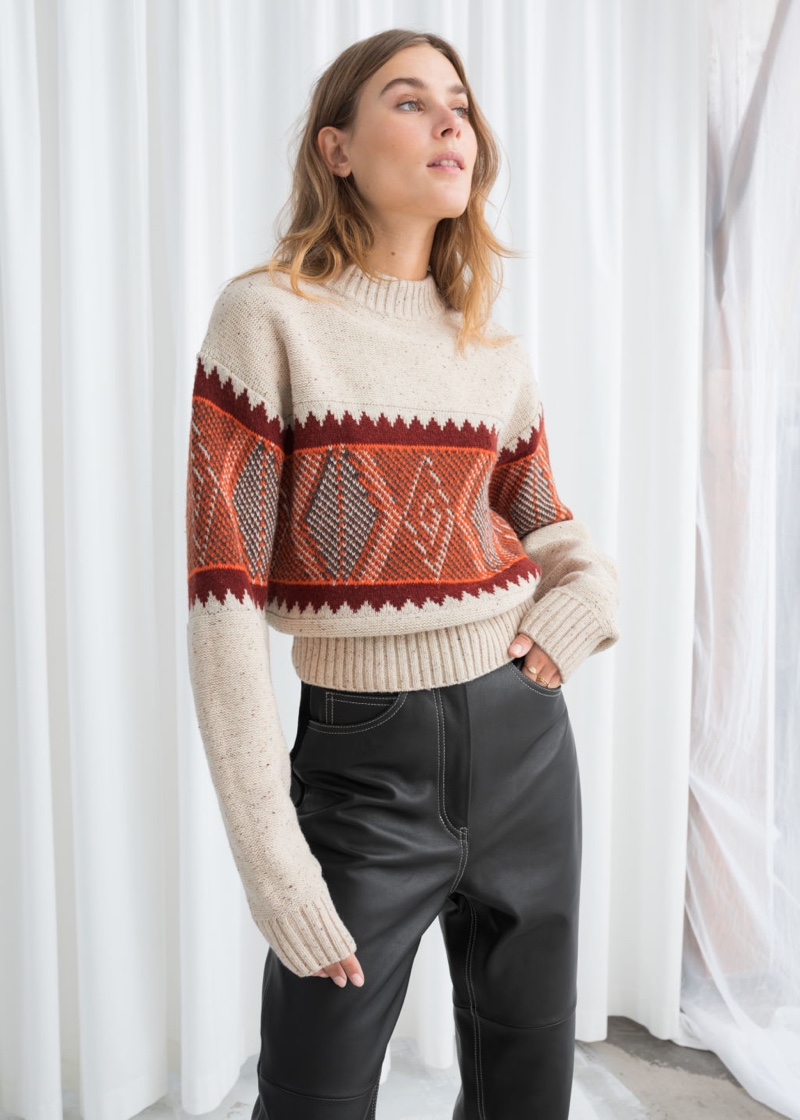 & Other Stories Wool Blend Fairisle Sweater $119