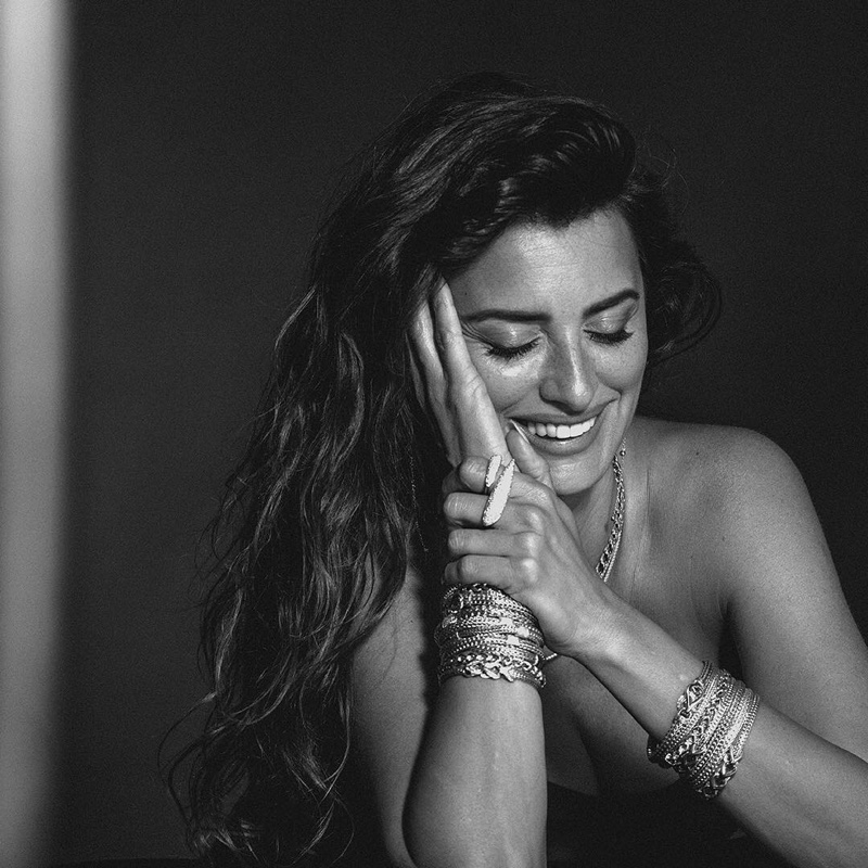 BEHIND THE SCENES: Penelope Cruz is alls smiles on set of John Hardy shoot