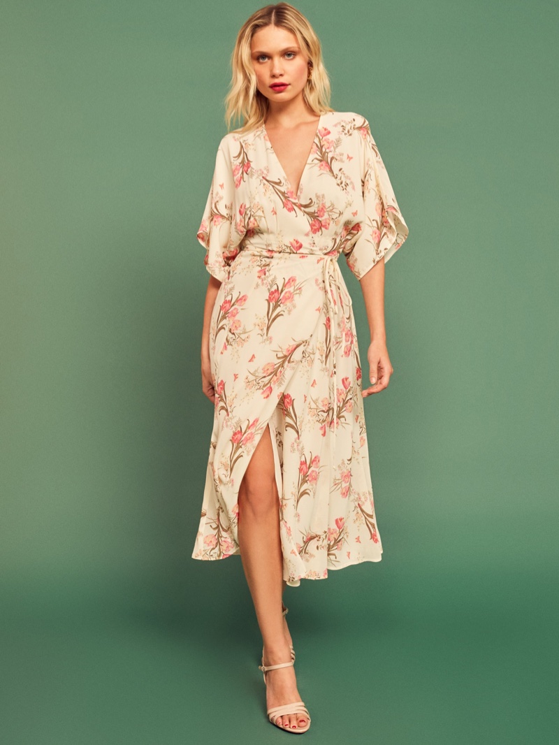Reformation Karen Dress in Leila $248