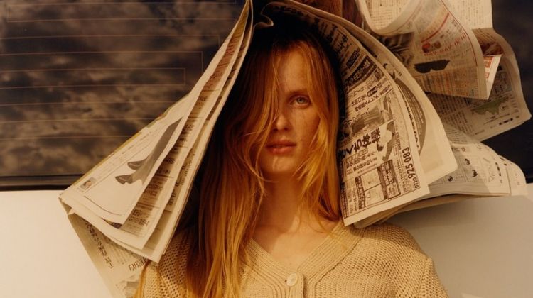 Rianne van Rompaey Models Beach-Ready Looks for W Magazine