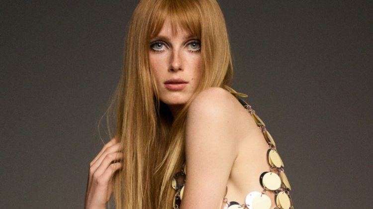 Rianne van Rompaey Channels Jane Birkin for Vogue Paris