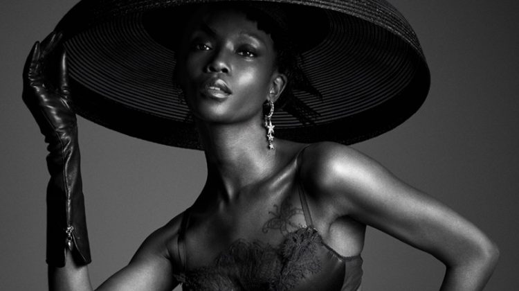 Riley Montana Models Lingerie Looks for Vanity Fair Italy