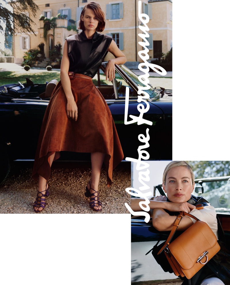 Photo from the Salvatore Ferragamo spring 2019 advertising campaign