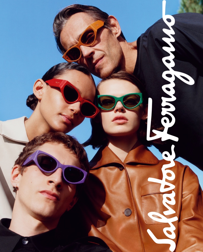 Salvatore Ferragamo focuses on colorful sunglasses for spring-summer 2019 campaign