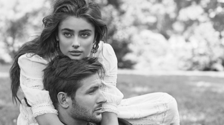 Taylor Hill and Miichael Stephen Shank star in Ralph Lauren Romance fragrance campaign