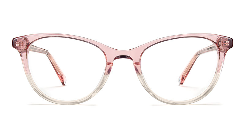 Warby Parker Madeleine Glasses in Cherry Blossom Fade $95