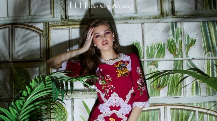 Aleksandra Rudakova Poses in Spring Trends for ELLE Vietnam