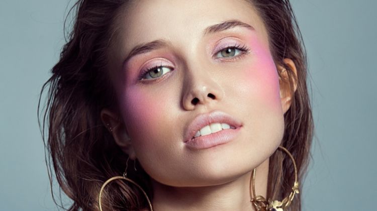 Anastasia Krivosheeva Is Pretty in Pink for Cosmopolitan Kazakhstan