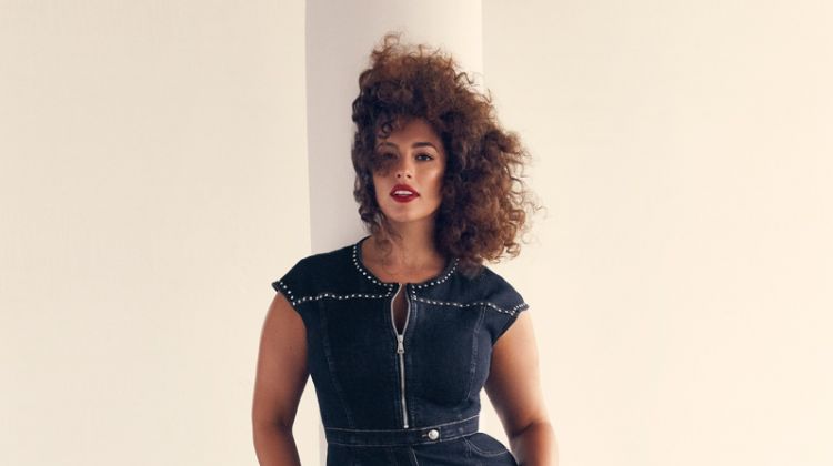 Flaunting her curves, Ashley Graham fronts Marina Rinaldi Denim spring-summer 2019