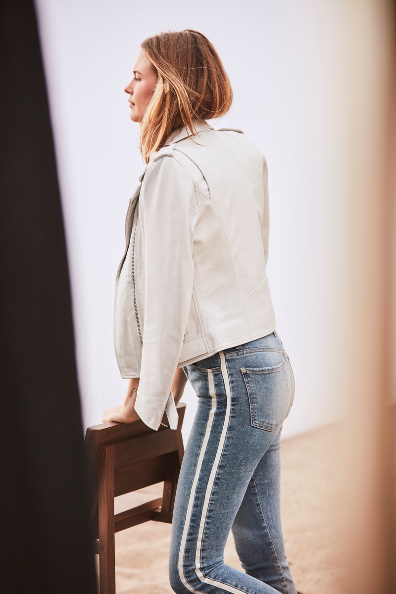 Model Behati Prinsloo appears in 7 For All Mankind spring-summer 2019 campaign