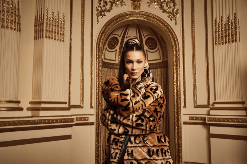 Kith x Versace enlists the brunette model for its campaign