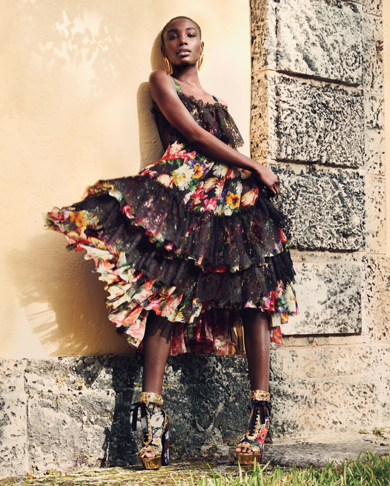 Bola Edun Models Chic Fashions for Bal Harbour