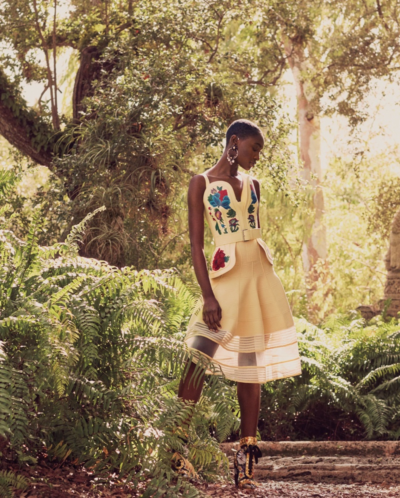 Bola Edun Models Chic Fashions for Bal Harbour