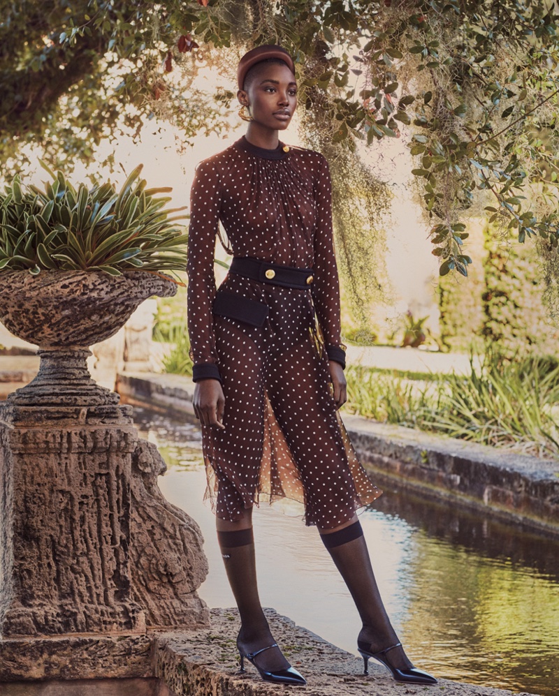 Bola Edun Models Chic Fashions for Bal Harbour