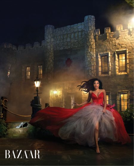 Cardi B Channels Fairy Tales in Harper's Bazaar Cover Story Cardi B Channels Fairy Tales in Harper's Bazaar Cover Story