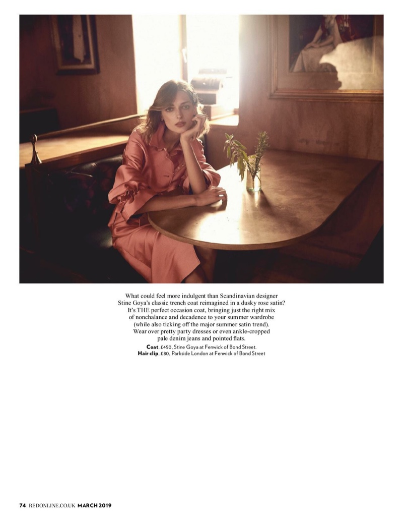 Daga Ziober Looks Pretty in Pastels for Red Magazine