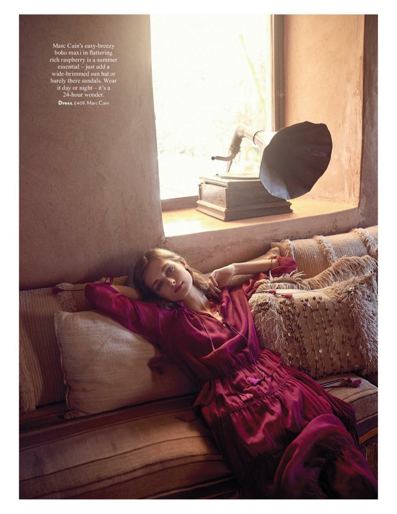 Daga Ziober Looks Pretty in Pastels for Red Magazine