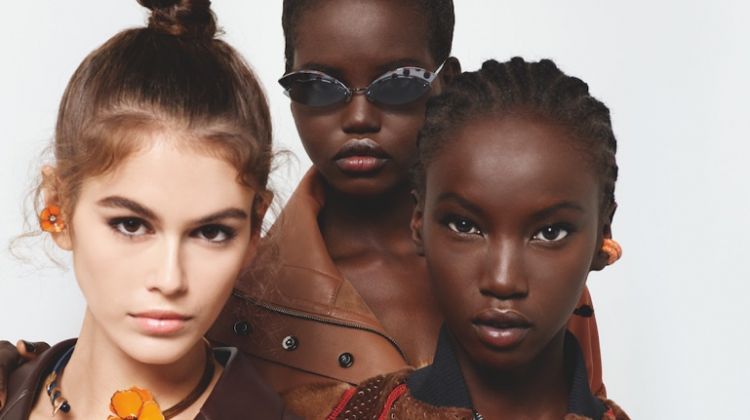 Kaia Gerber, Adut Akech and Anok Yai star in Fendi spring-summer 2019 campaign