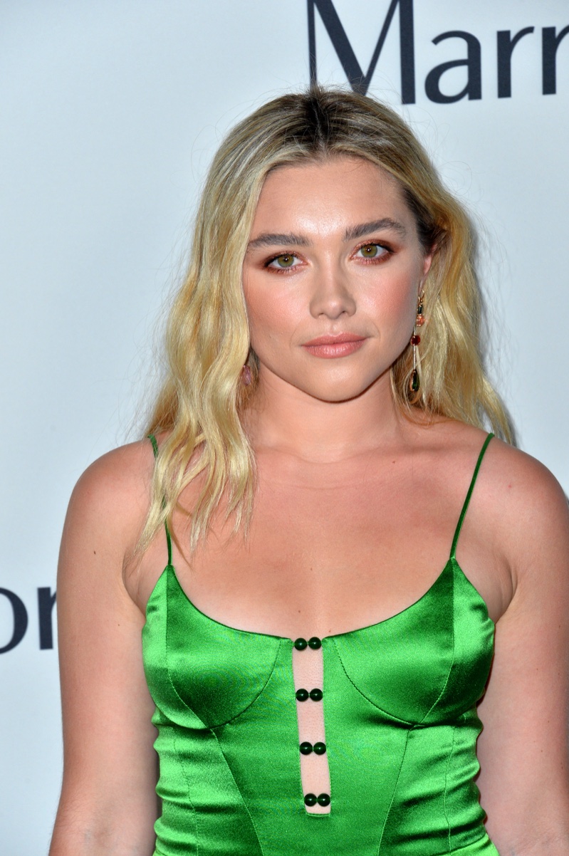 Florence Pugh Long Blonde Hair