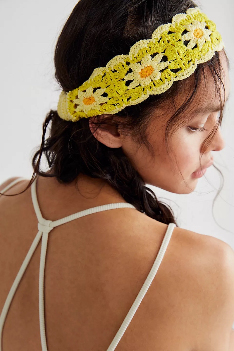 Free People Formentera Crochet Soft Headband $32