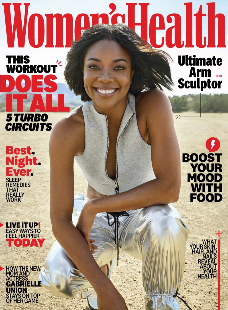 Gabrielle Union on Women's Health March 2019 Cover
