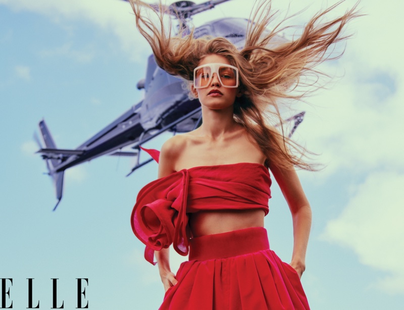 Gigi Hadid Elle Us 2019 Cover Photoshoot Page 2
