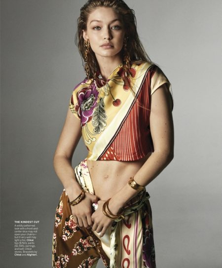 Gigi Hadid Embraces Bohemian Ensembles for Vogue Gigi Hadid Embraces Bohemian Ensembles for Vogue