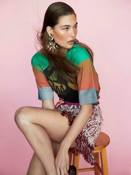 Grace Elizabeth Tries On Statement Styles for PORTER Edit Grace Elizabeth Tries On Statement Styles for PORTER Edit