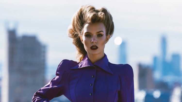 Josephine Skriver Gets Glam in Mugler for FASHION Magazine