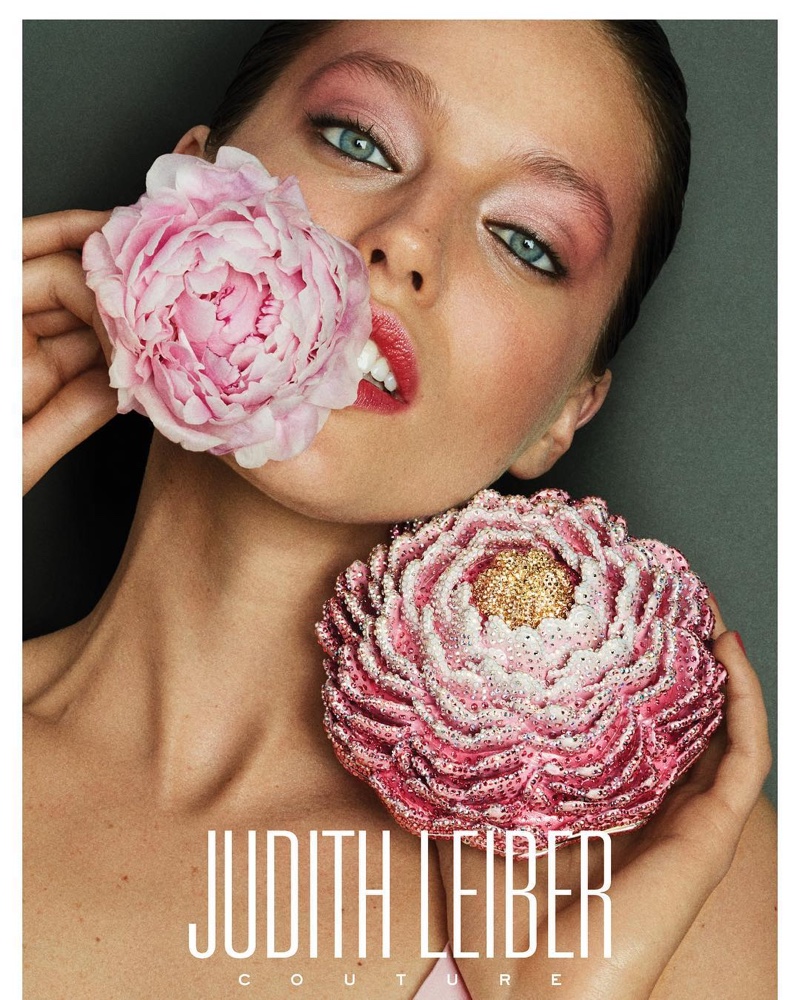 Looking pretty in pink, Emily DiDonato fronts Judith Leiber spring-summer 2019 campaign