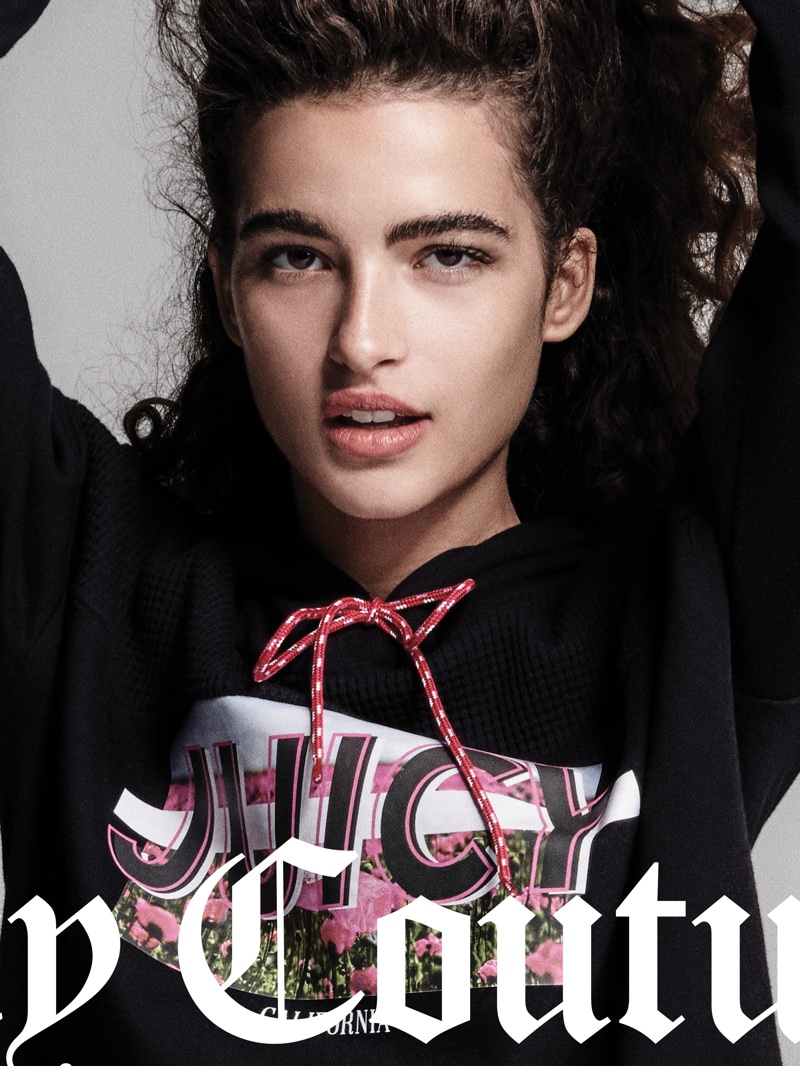 Ready for her closeup, Chiara Scelsi appears in Juicy Couture spring-summer 2019 campaign