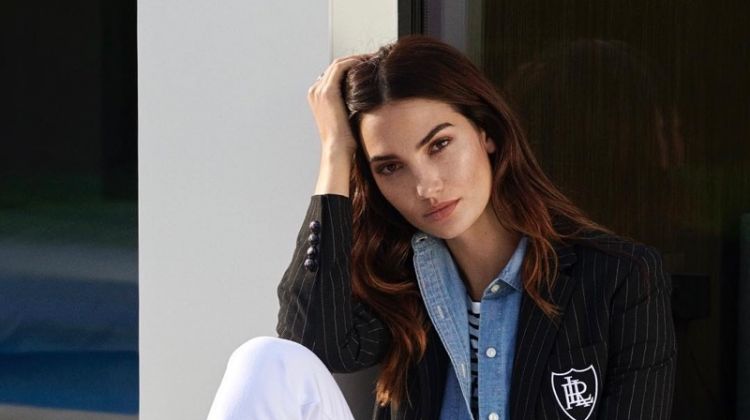 Lauren Ralph Lauren features navy blazer in spring-summer 2019 campaign