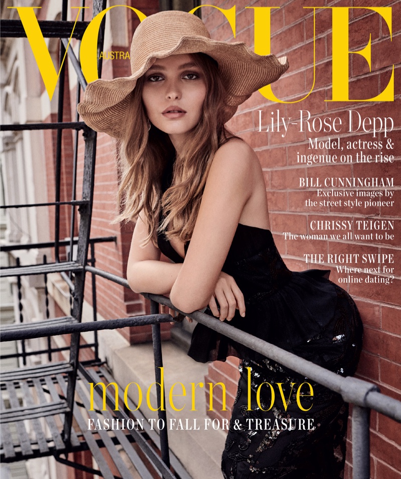 Lily-Rose Depp Vogue Australia 2019 Cover Photoshoot Chanel