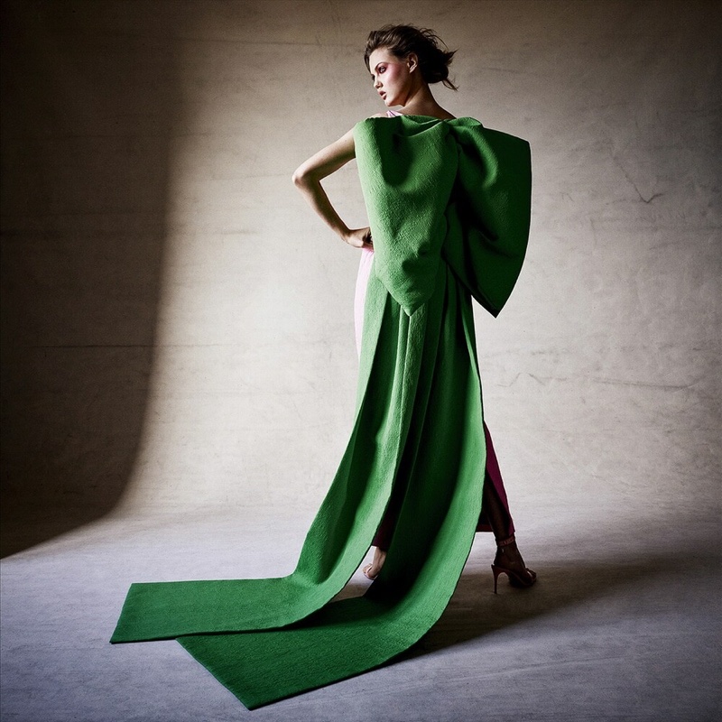 Lindsey Wixson Poses in Elegant Dresses for Stylist UK
