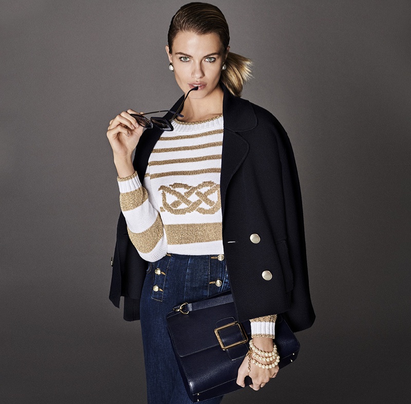 Model Hailey Clauson fronts Luisa Spagnoli spring-summer 2019 campaign