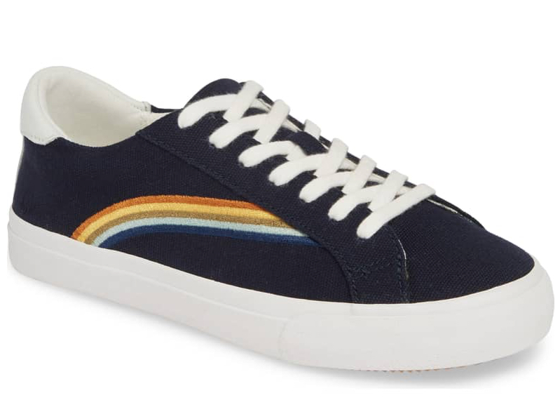 Madewell Delia Rainbow Sneaker $60