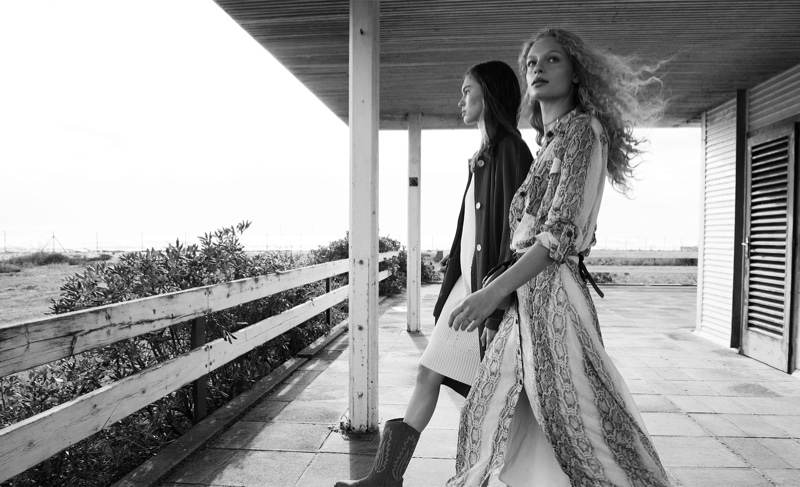 Frederikke Sofie and Lex Herl star in Massimo Dutti resort 2019 collection