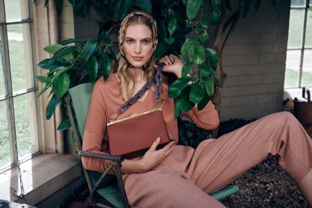 Vanessa Axente Has a Green Thumb in Oroton Fall '19 Campaign An image from the Oroton fall 2019 advertising campaign