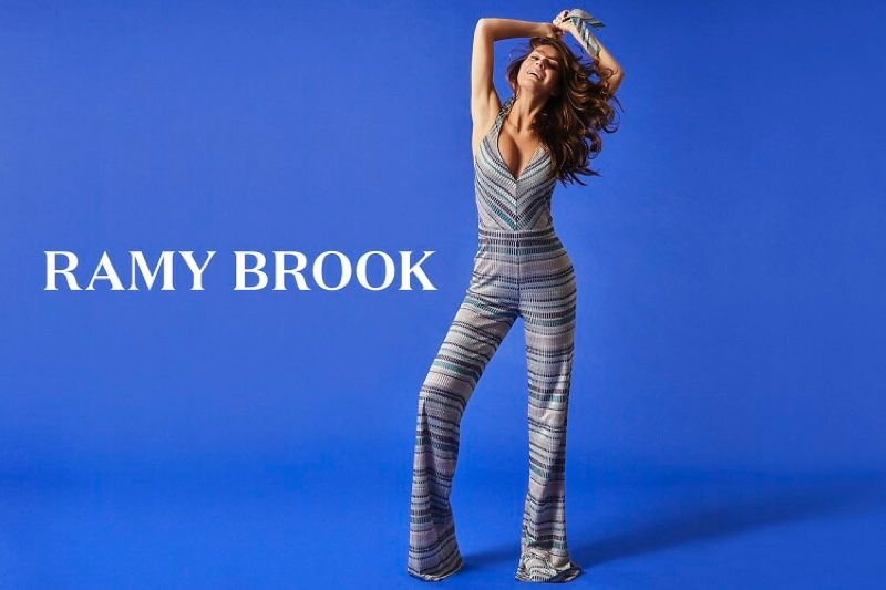 An image from the Ramy Brook spring 2019 advertising campaign with Camila Morrone