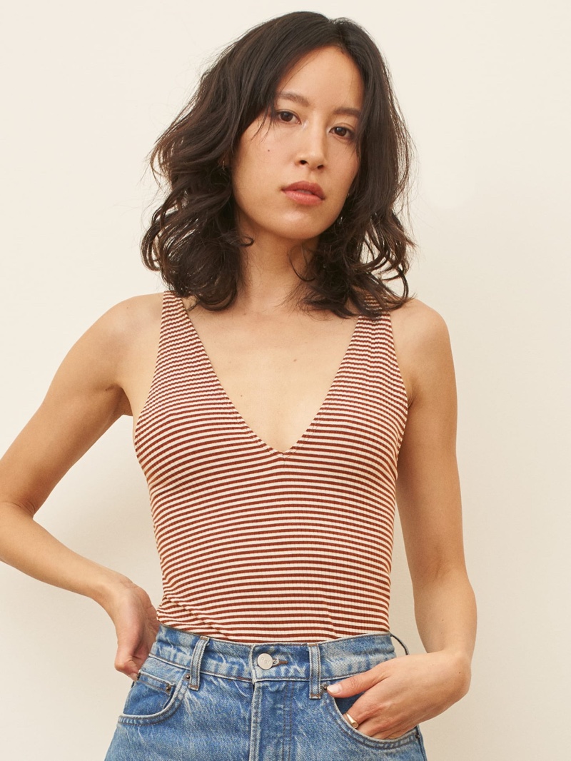 Reformation Maui Top in Isla $38