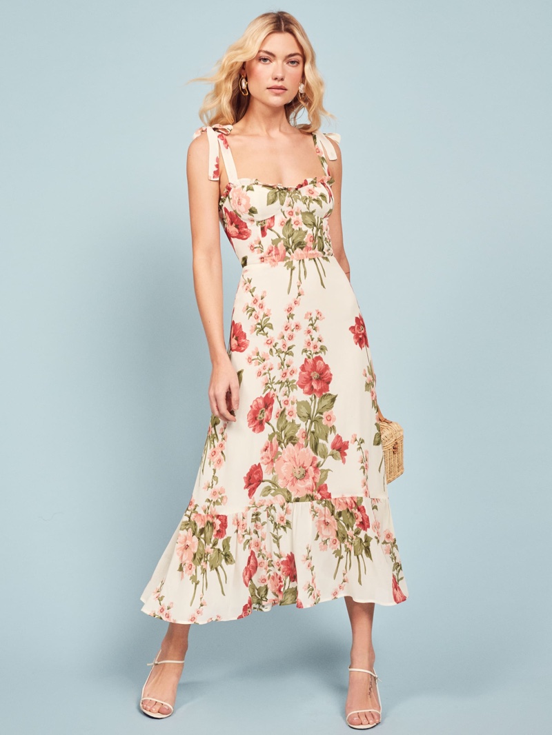 Reformation Nikita Dress in Etienne $248
