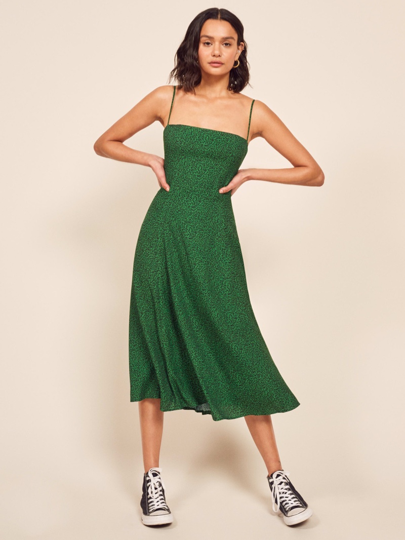 Reformation Vollare Dress in Jitterbug $198