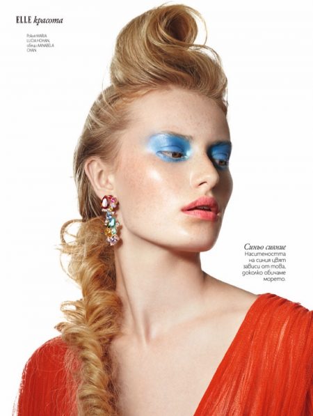 Stephanie Hall Models Spring Beauty for ELLE Bulgaria Stephanie Hall Models Spring Beauty for ELLE Bulgaria