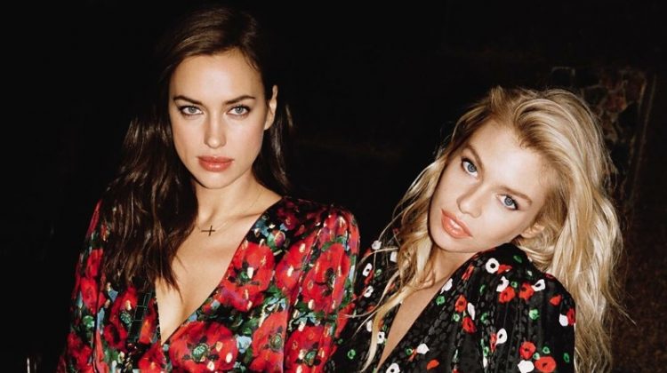 Irina Shayk and Stella Maxwell star in The Kooples spring-summer 2019 campaign