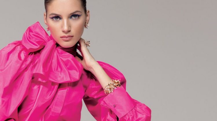 Valery Kaufman Wears Sophisticated Looks for Harper’s Bazaar Serbia