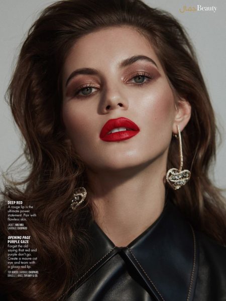 Valery Kaufman Wears Glamorous Beauty for Vogue Arabia Valery Kaufman Wears Glamorous Beauty for Vogue Arabia