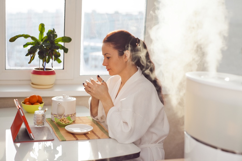 Woman Table Humidifier