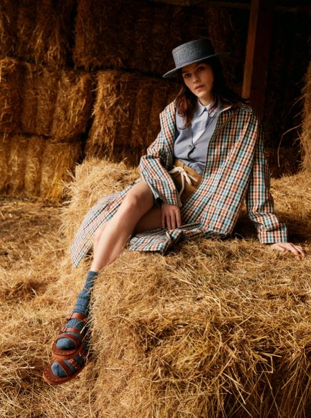 Amber Anderson Models Country Looks for Grazia France Amber Anderson Models Country Looks for Grazia France