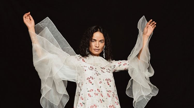 Anjali Lama Poses in Homegrown Styles for Grazia India